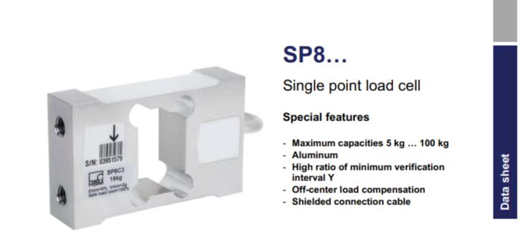 SP5C3-8KG多頭秤包裝秤分選秤用德國HBM單點(diǎn)式稱重傳感器